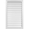 Ekena Millwork Vertical Surface Mount PVC Gable Vent: Functional, w/ 2"W x 1-1/2"P Brickmould Frame, 22"W x 36"H GVPVE22X3602SF - alternate 1